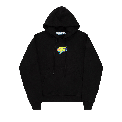 Pre-owned Off-white Degrade Thunger Skate Hoodie 'black/green'