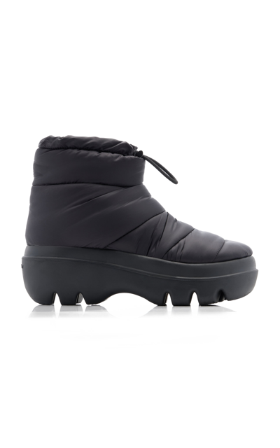 Proenza Schouler Women's Storm Quilted Nylon Ankle Boots In Black