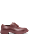 Camper Lace-up Derby Shoes In Red