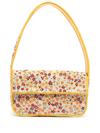 Staud Soleil Flower Market Tommy Beaded Shoulder Bag In Mehrfarbig