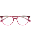 Gigi Studios Dora Round-frame Glasses In Rosa