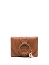 SEE BY CHLOÉ HANA RING-EMBELLISHED WALLET