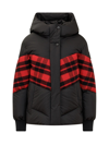 WOOLRICH PLUNKET HIGH NECK CHECKED JACKET