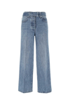 Alexander Wang Raver High-rise Belted Wide-leg Jeans In Blu