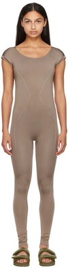 Prism Taupe Enlightened Unitard In Muddy Grey