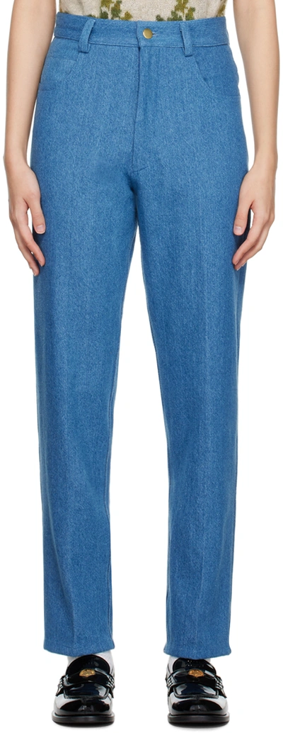 Tanner Fletcher Blue Callan Jeans In Original Blue