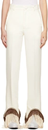 TANNER FLETCHER OFF-WHITE RUTH TROUSERS