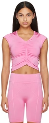 Prism Pink Passionate Sport Top In Bubblegum