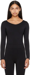 Prism Black Vivid Bodysuit In Black