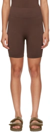 PRISM BROWN COMPOSED SPORT SHORTS