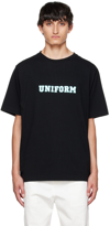 UNIFORM EXPERIMENT BLACK PRINTED T-SHIRT