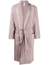 Paul Smith Multicolor Signature Stripe Robe In 92 Multicolour