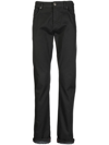ISAIA ROLLED-HEM SLIM-FIT TROUSERS