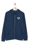 True Religion Brand Jeans Buddha Zip Hoodie In Insignia Blue