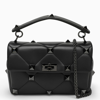 VALENTINO GARAVANI BLACK ROMAN STUD THE SHOULDER BAG LARGE