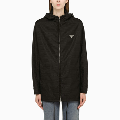 Prada Black Re-nylon Hooded Jacket