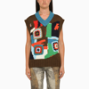 ANDERSSON BELL MULTI-COLOURED KNITTED VEST