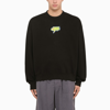 Off-white Arrows Print Crew Neck Sweatshirt In Black
