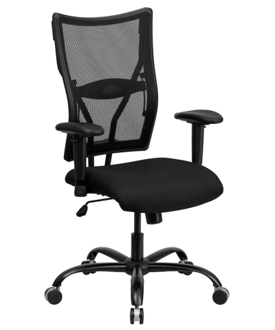 Offex Hercules Series Big & Tall 400 Lb. Rated Black Mesh Executive Swivel Ergonomic Office Chair Wi