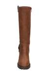 Bella Vita Lorielle Womens Leather Block Heel Mid-calf Boots In Tan
