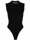 Heron Preston Logo Embroidered Body In Black
