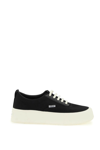 Ambush Lace-up Flatform Sneakers In Black