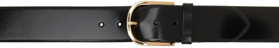 Totême Wide Trouser Leather Belt In Black