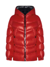 Moncler Clair Quilted Nylon Down Jacket In Rosso