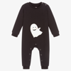 Wauw Capow By Bangbang Baby Booh Long-sleeved Bodie In Black