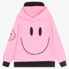 WAUW CAPOW BY BANGBANG GIRLS PINK SMILE HOODIE