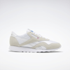 Reebok Nylon Classic Trainers In White/white/light Grey