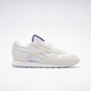 Reebok Classic Leather X Madwomen Collaboration In Ftwr White/ftwr White/purple Oasis