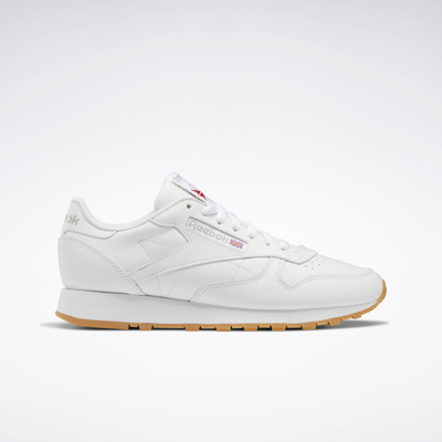 Reebok Unisex Classic Leather Shoes In Ftwr White/pure Grey 3/ Rubber Gum-03