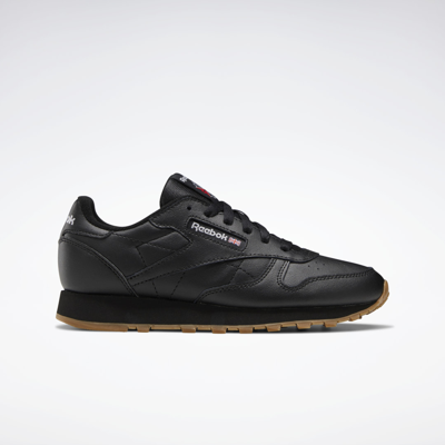 Reebok Unisex Classic Leather Shoes - Grade School In Black