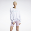 Reebok Classics Graphic Sweatshirt In Light Grey Heather