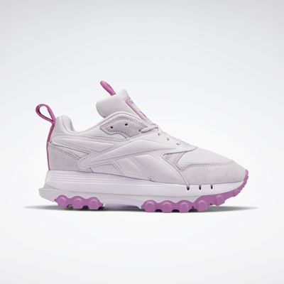 Reebok Cardi B Classic Leather V2 Shoes In Quartz Glow/quartz Glow/ultraberry
