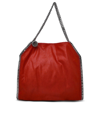 Stella Mccartney Falabella Chained Tote Bag In Red