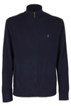 Polo Ralph Lauren Ralph Lauren Cotton Sweater With Zipper Hunter Navy