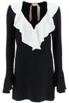 N°21 Mini Dress Rouge Neck Detail In Black