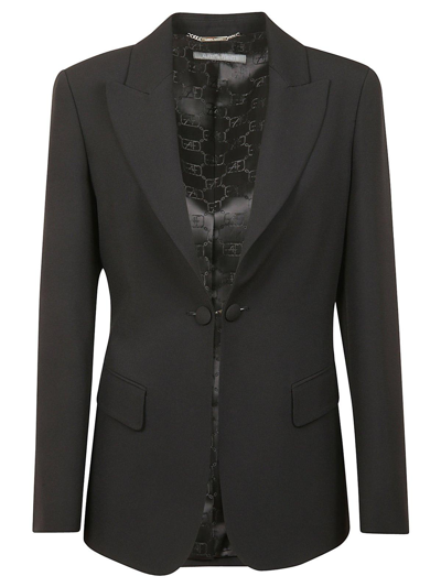 Alberta Ferretti Single Breasted Jacket In Black