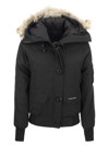 Canada Goose Black Down Chilliwack Bomber Jacket In Nocolor