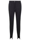 Givenchy Stirrup-cuff Pleated Twill Trousers In Black