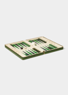 Aerin Enzo Leather Travel Backgammon Set