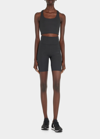 Girlfriend Collective + Net Sustain Paloma Recycled Stretch Sports Bra In Black