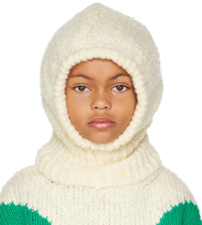 Weekend House. Kids Off-white Overall Beanie In Cream
