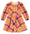 PAADE MODE CHECKED COTTON DRESS