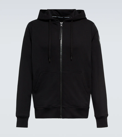 Canada Goose Zipped Cotton Hoodie In Black