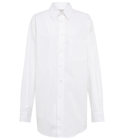 Maison Margiela Cotton Shirt In White