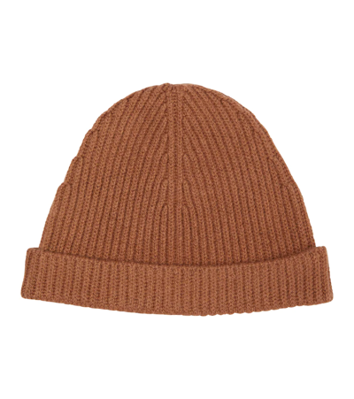 THE ROW RIBBED-KNIT CASHMERE BEANIE