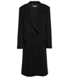 Stella Mccartney Iconic Double-breasted Wool Coat In Black